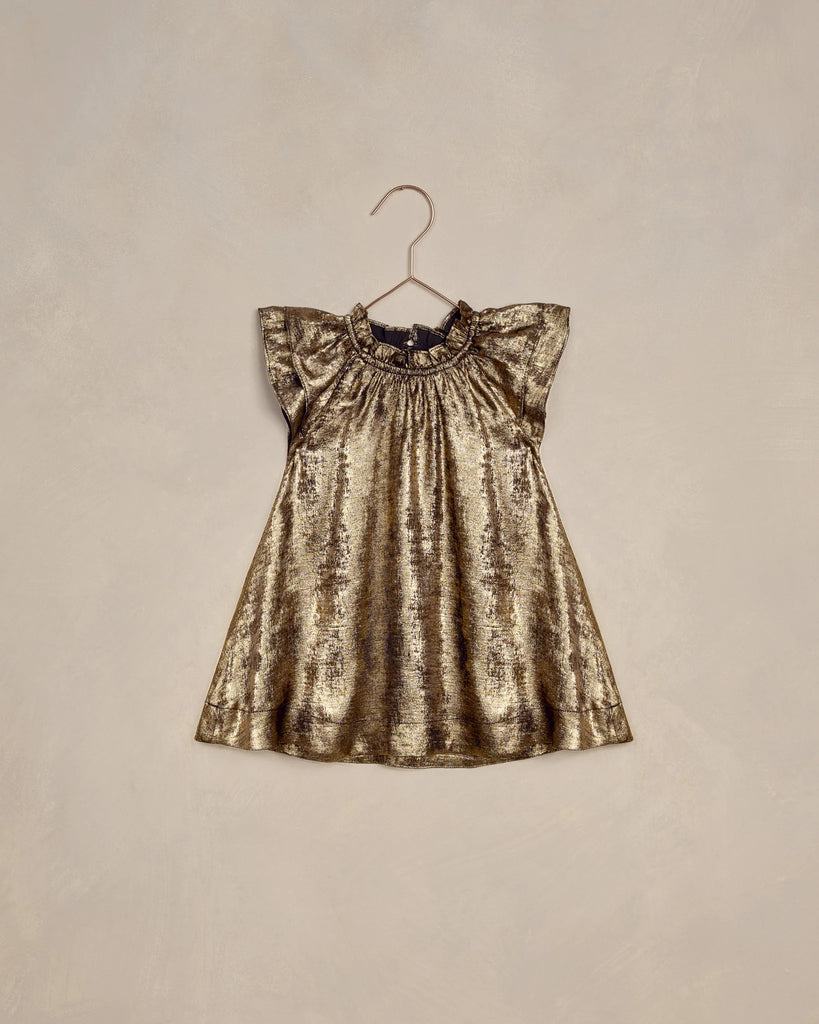 ISABELLA DRESS || GOLD - NORALEE