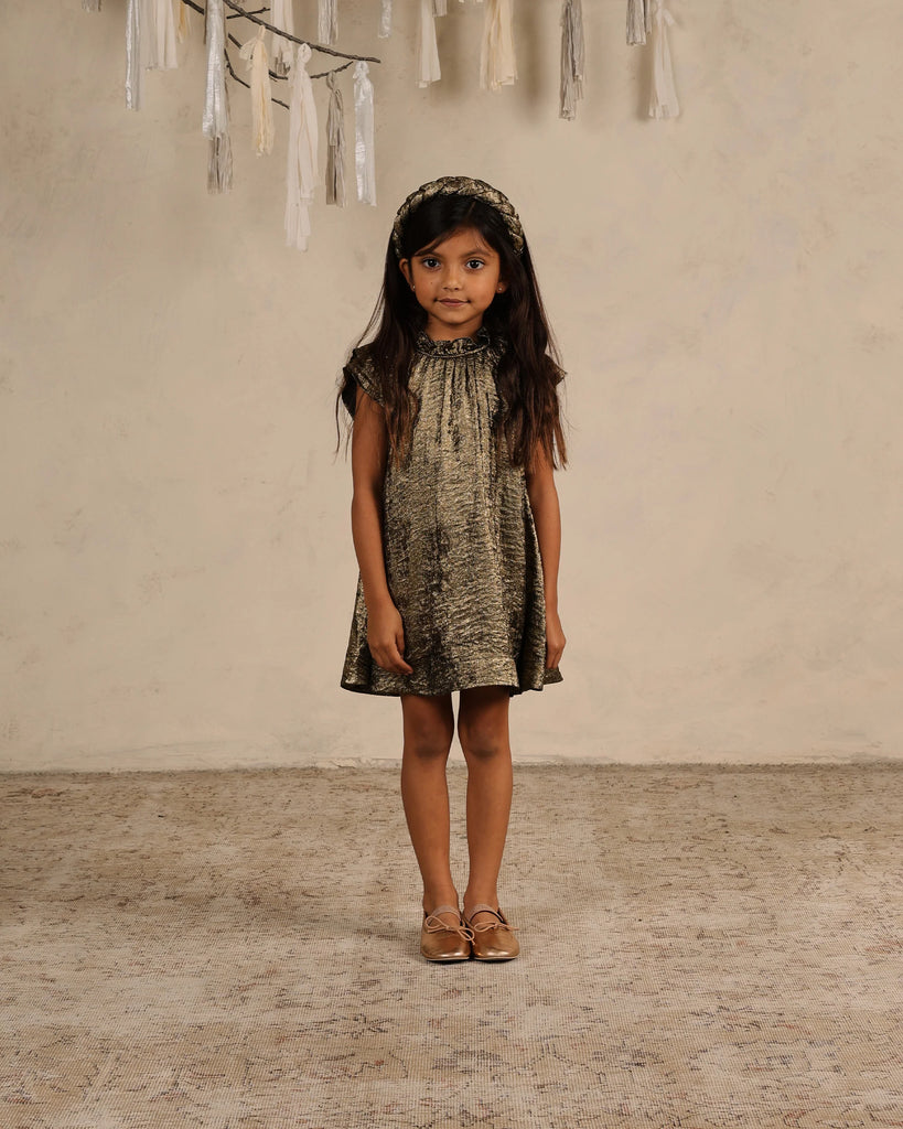 ISABELLA DRESS || GOLD - NORALEE